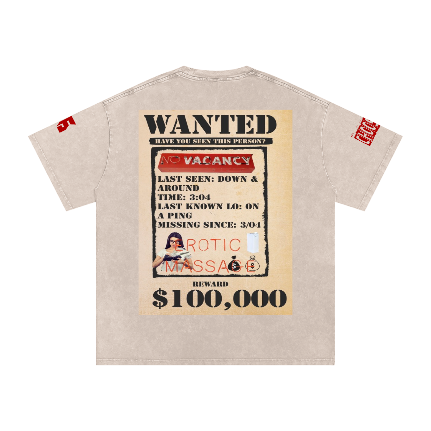 WANTED Oversized Cotton T-Shirt