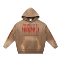 Asking4It Vintage Washed Frayed Hoodie