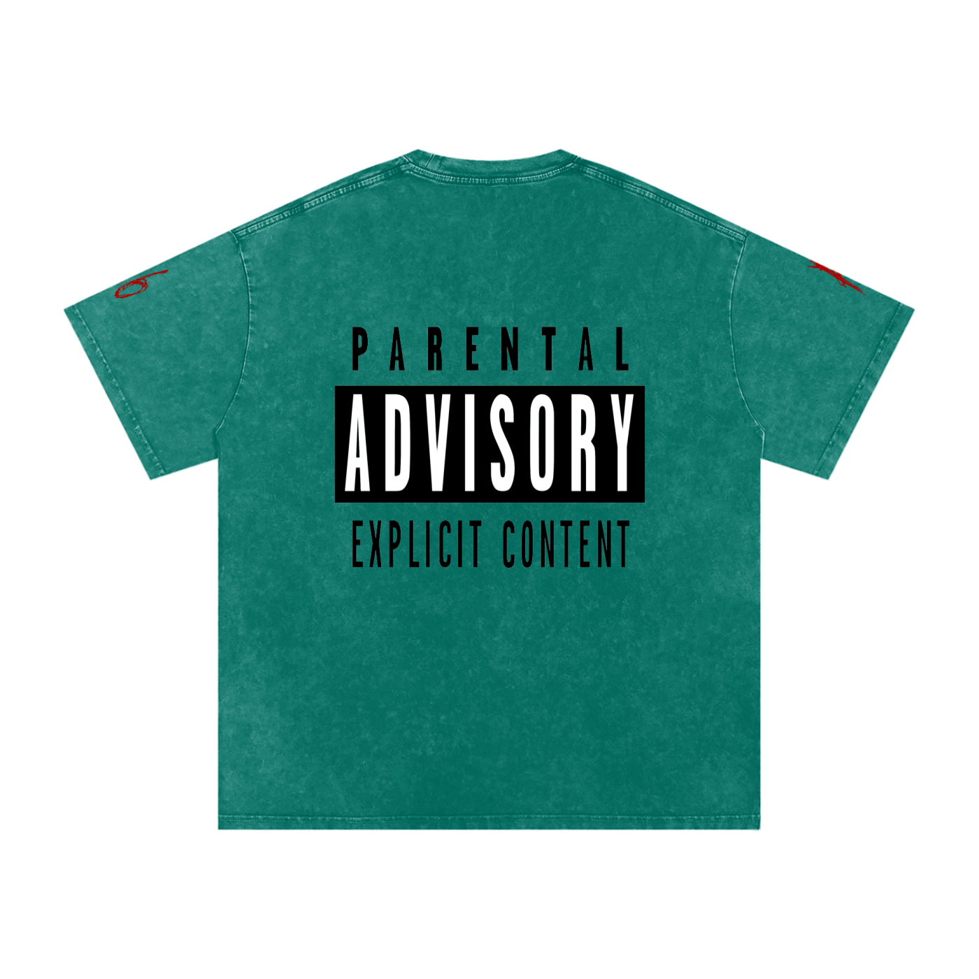 Asking4It Snow Washed Oversized Cotton T-Shirt