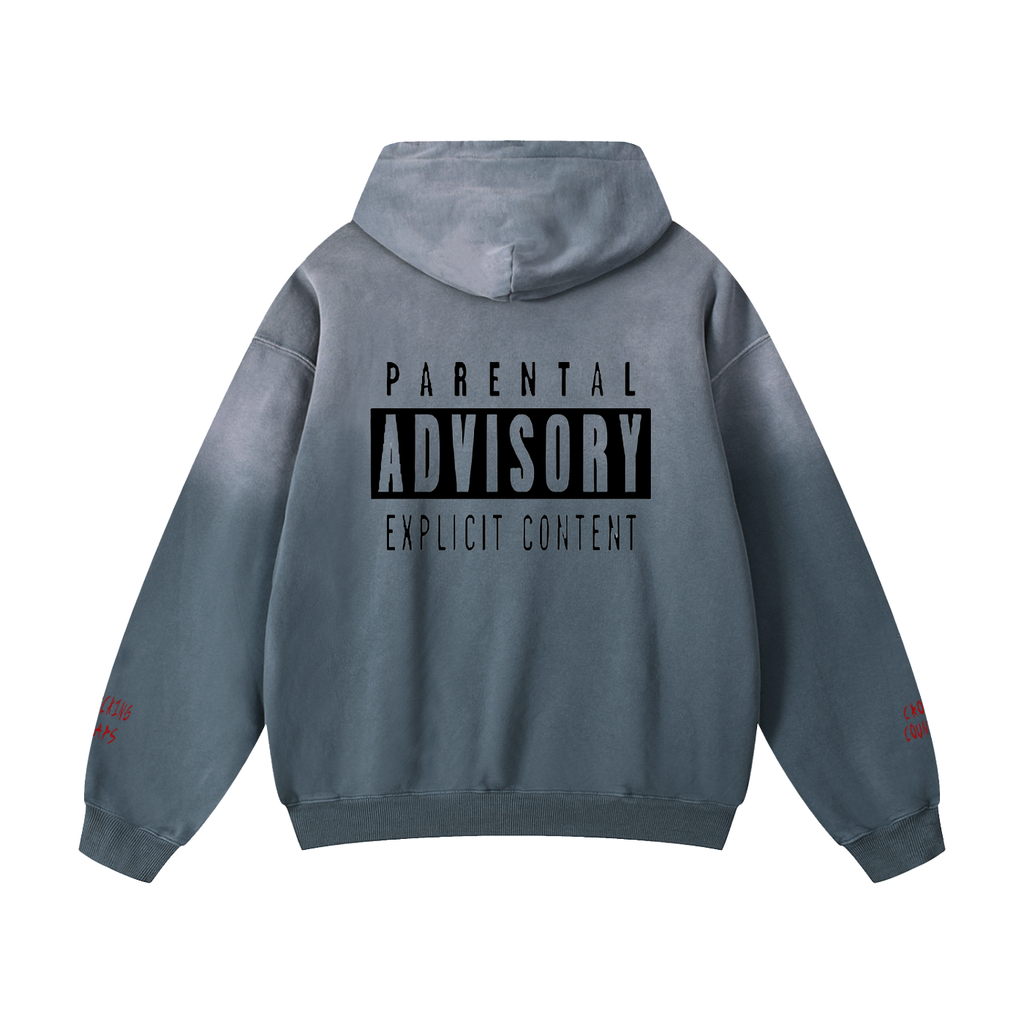 Askin4It Pink Sunfade Oversized Hoodie