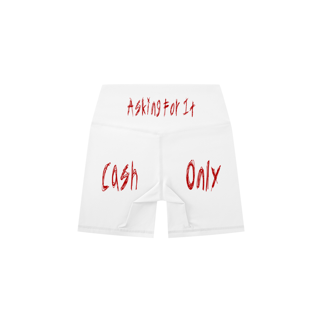 Askin4it Women's High-Waisted Biker Shorts