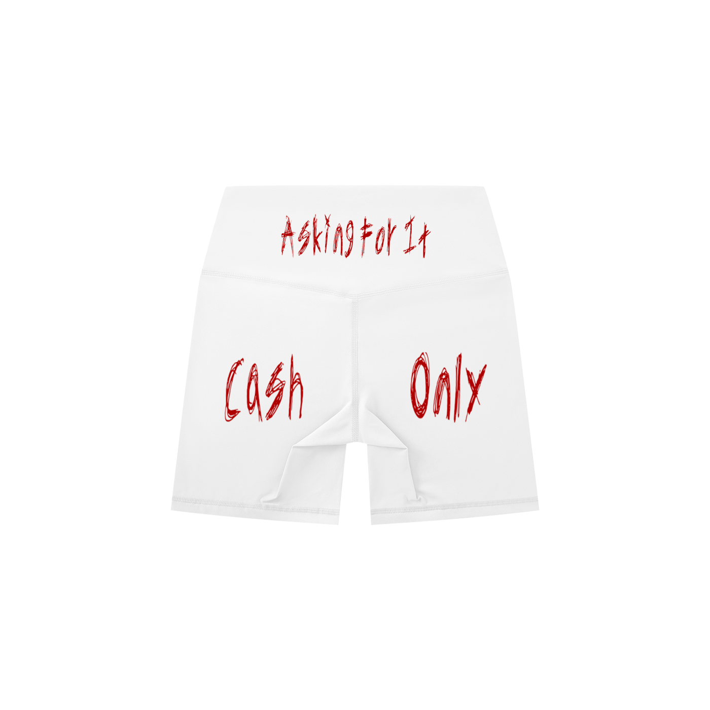 Askin4it Women's High-Waisted Biker Shorts