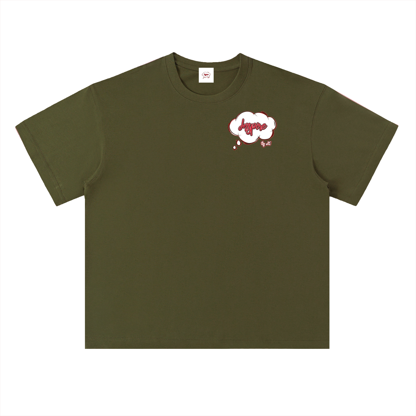 Inspire By JK Heavyweight Drop Shoulder Cotton T-Shirt