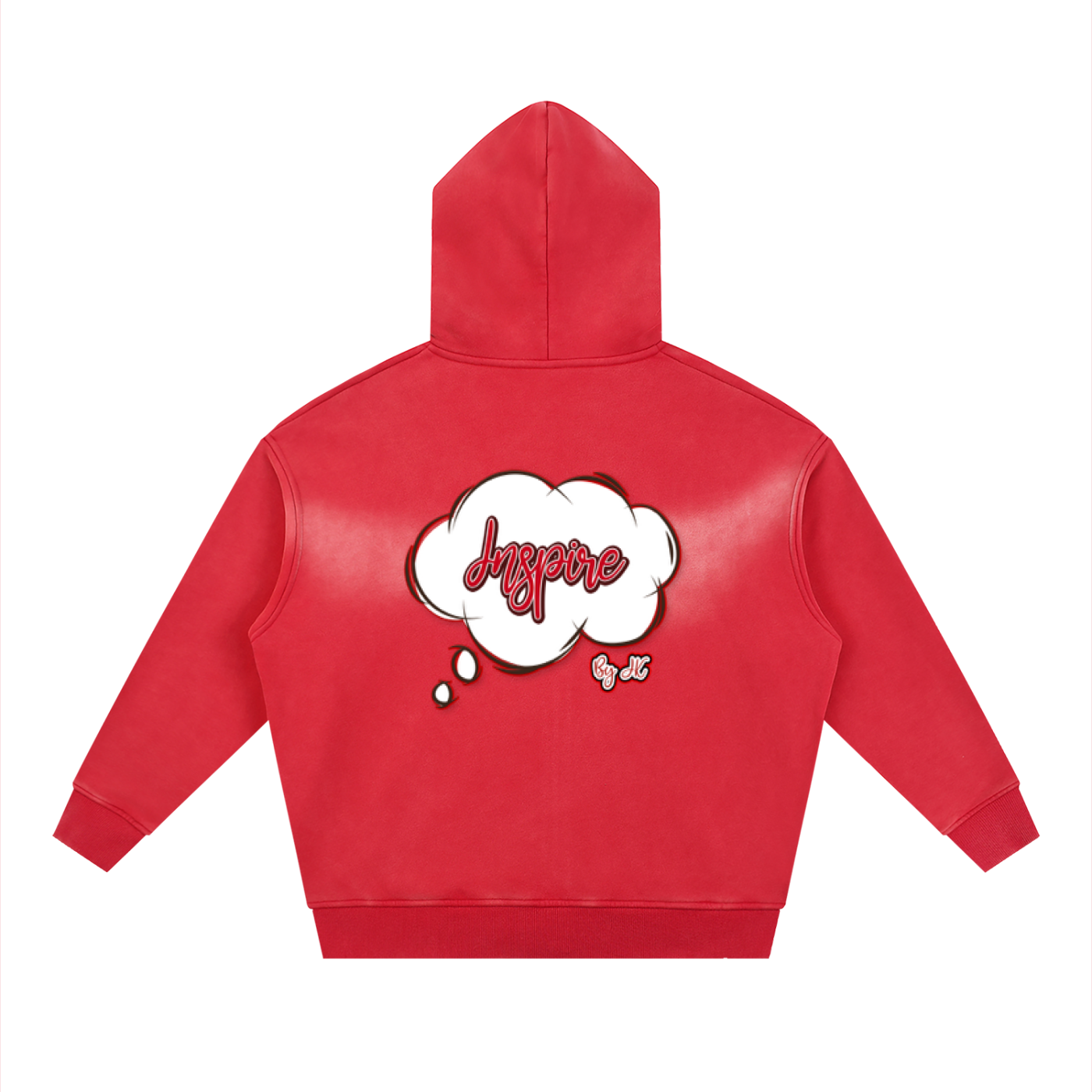 Sunfade Two-way Zipper Boxy Fleece Hoodie