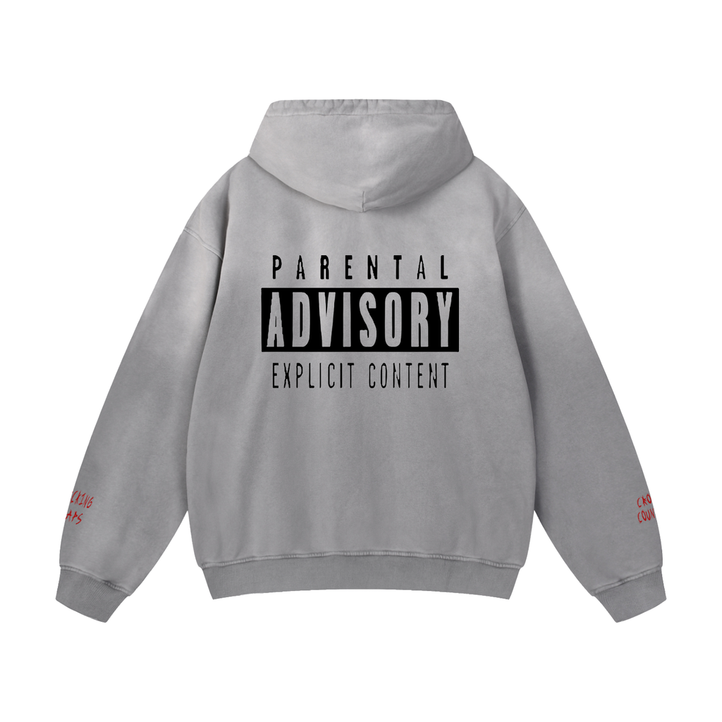Askin4It Pink Sunfade Oversized Hoodie