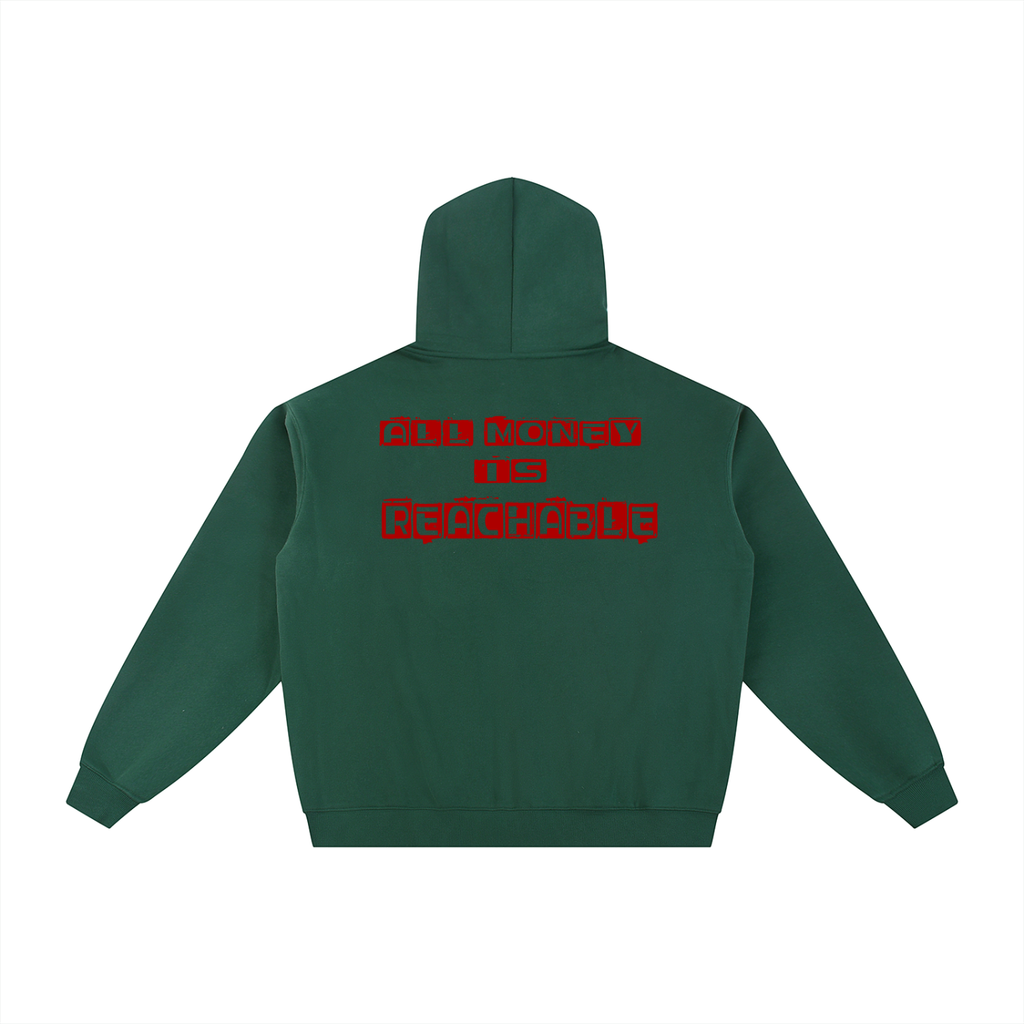 AMIR Essential Fleece Zip-Through Hoodie