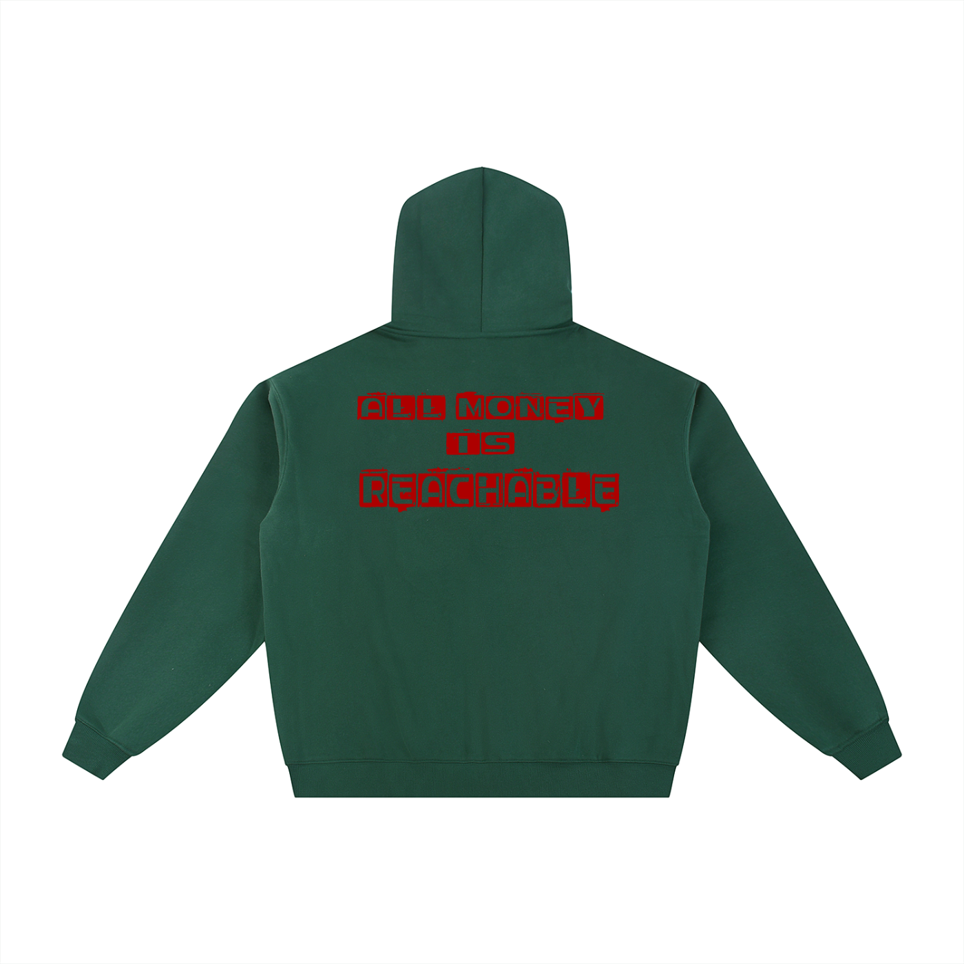 AMIR Essential Fleece Zip-Through Hoodie