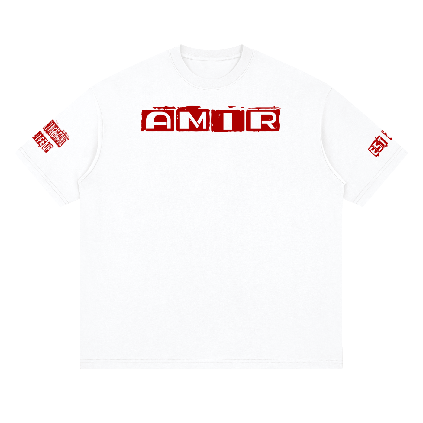 AMIR Streetwear Loose Drop Shoulder T-Shirt