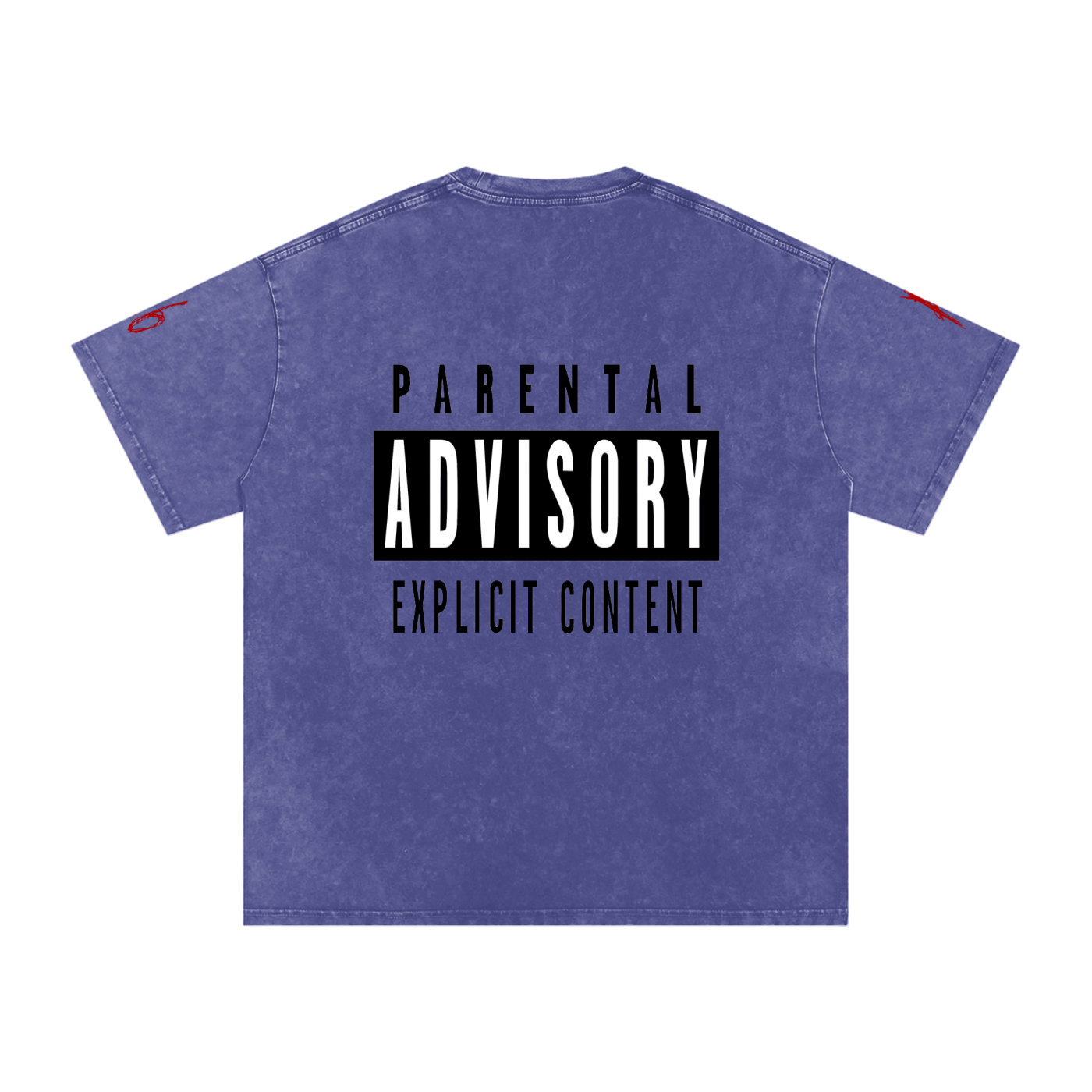 Asking4It Snow Washed Oversized Cotton T-Shirt