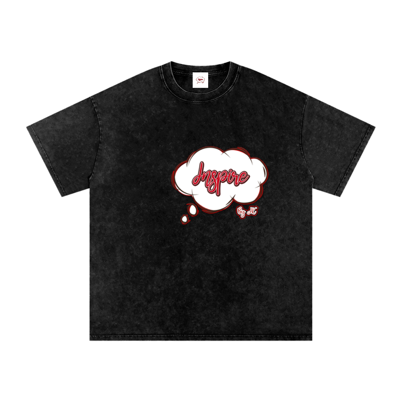 Inspire Snow Washed Oversized Cotton T-Shirt
