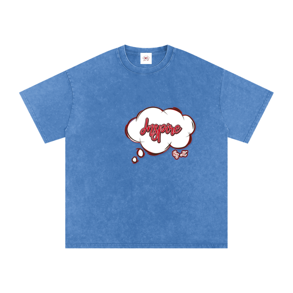 Inspire Snow Washed Oversized Cotton T-Shirt