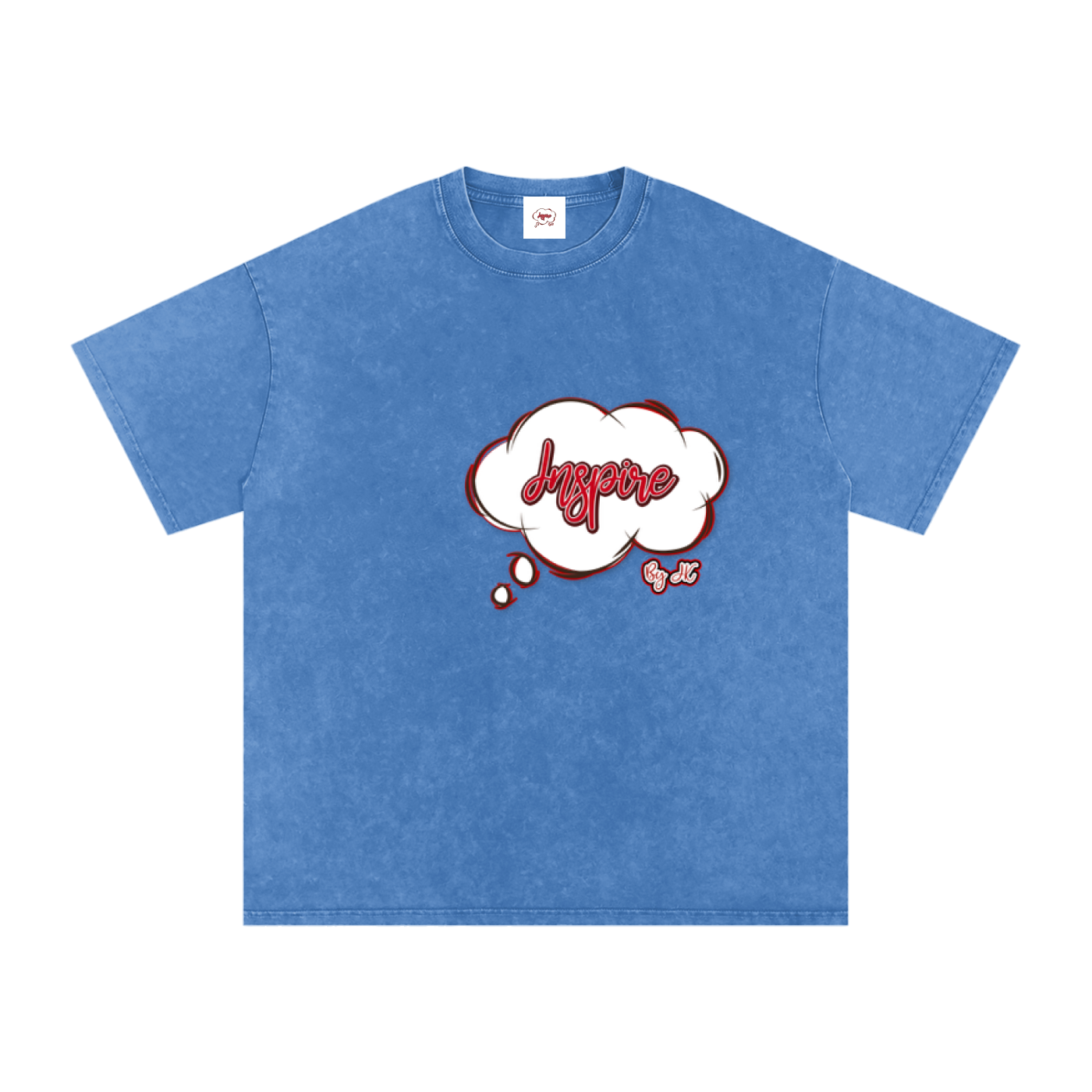 Inspire Snow Washed Oversized Cotton T-Shirt