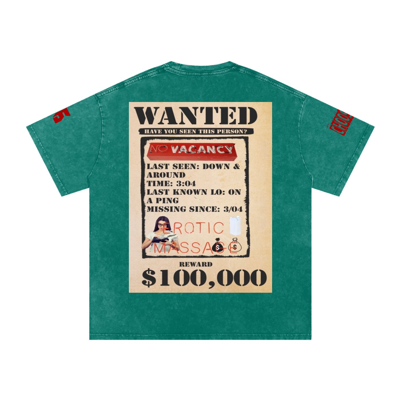 WANTED Oversized Cotton T-Shirt