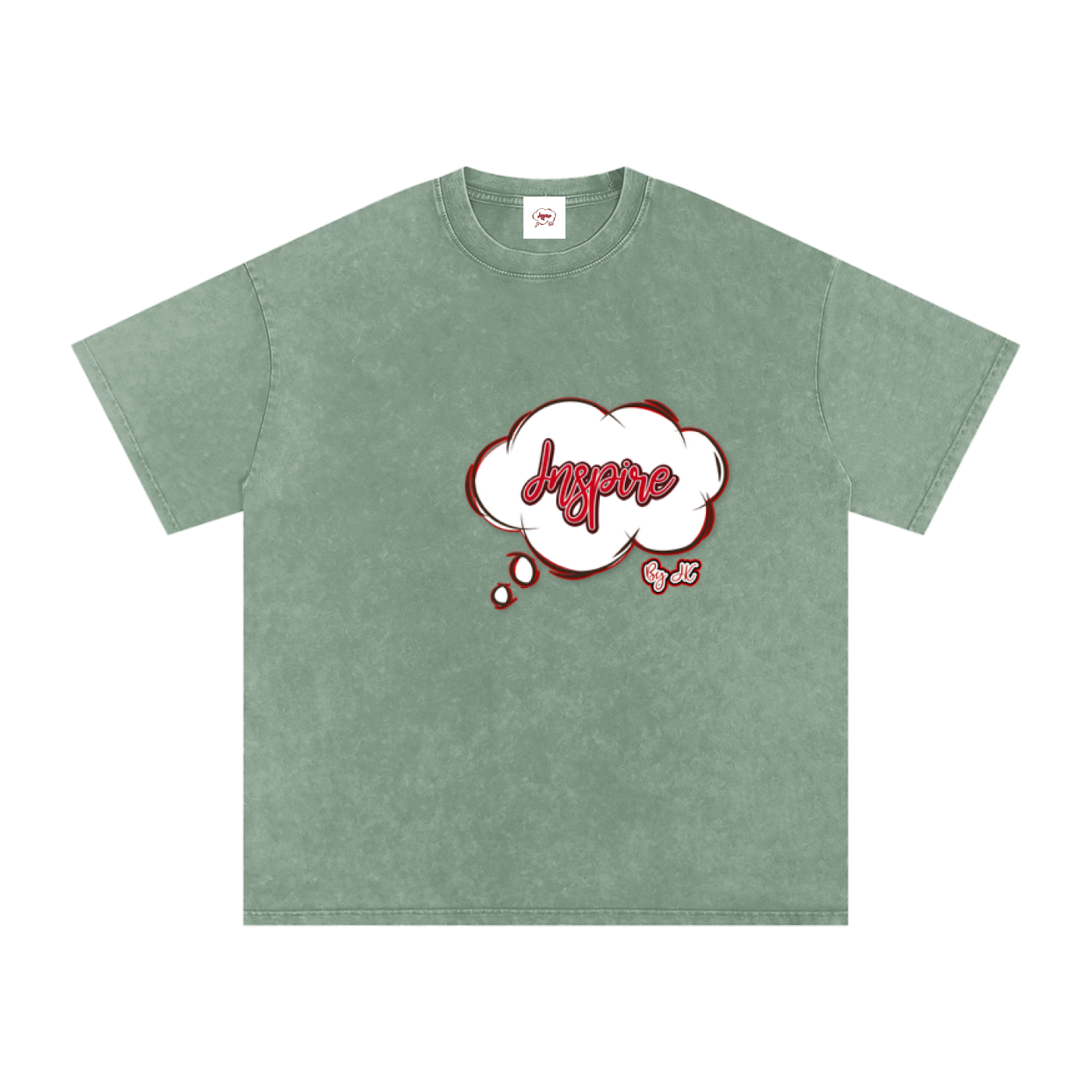 Inspire Snow Washed Oversized Cotton T-Shirt