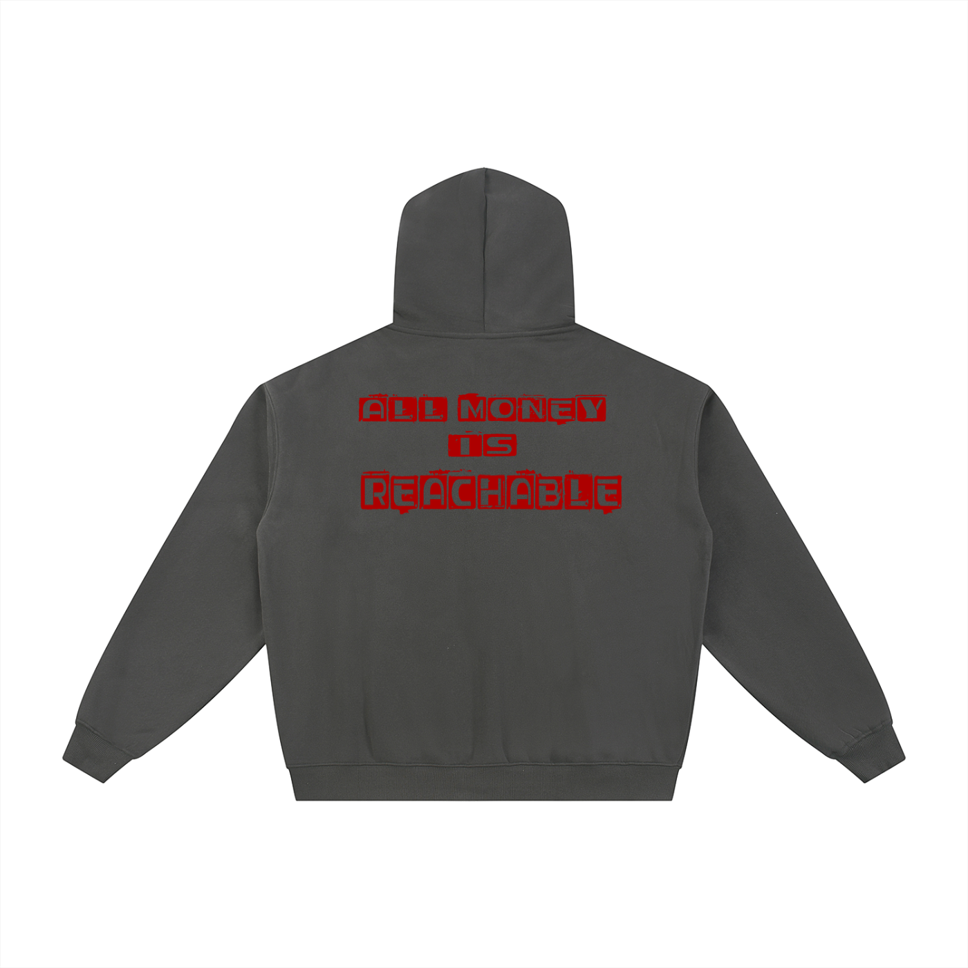 AMIR Essential Fleece Zip-Through Hoodie