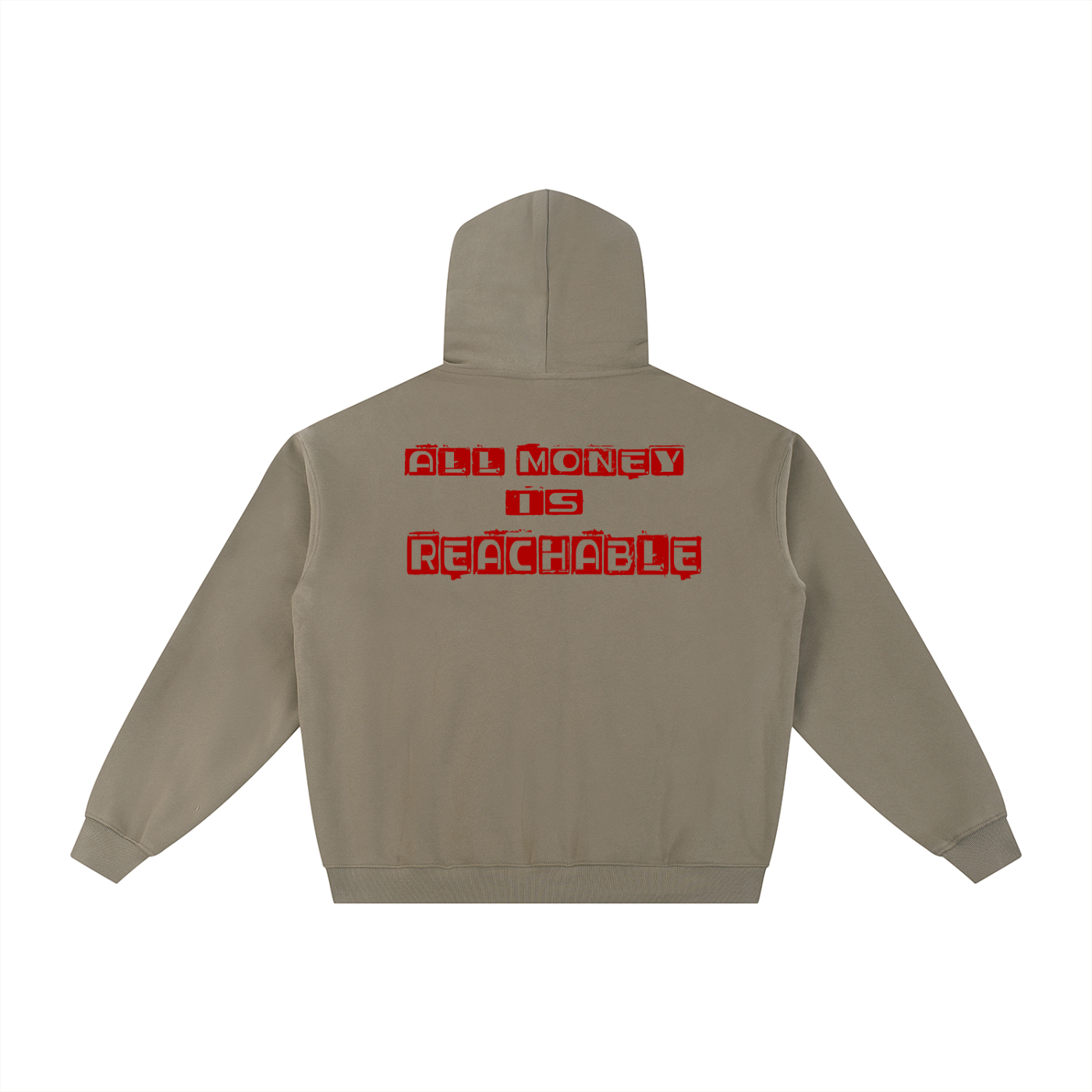 AMIR Essential Fleece Zip-Through Hoodie