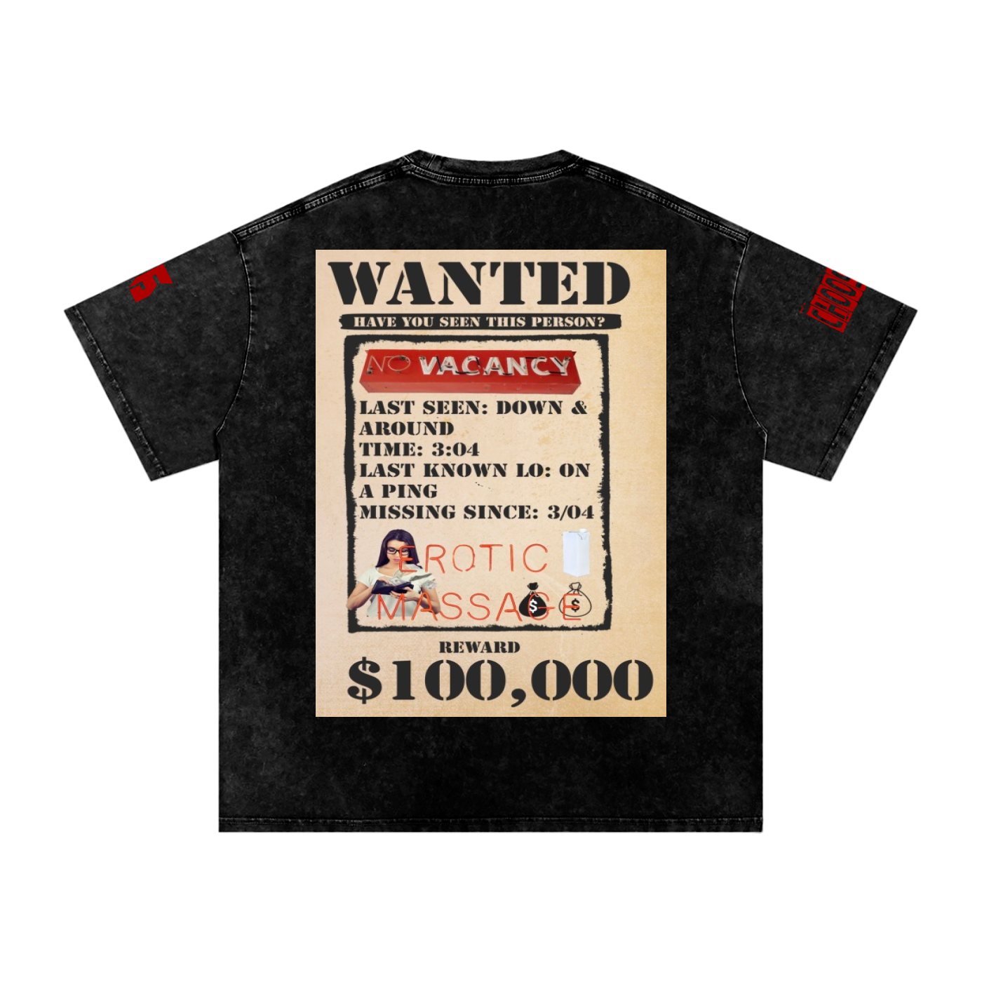 WANTED Oversized Cotton T-Shirt