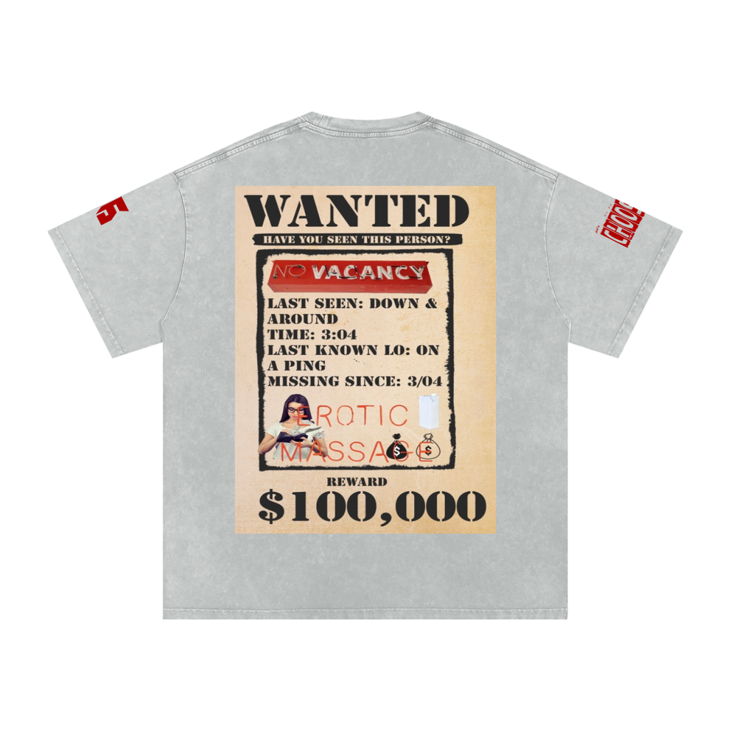 WANTED Oversized Cotton T-Shirt