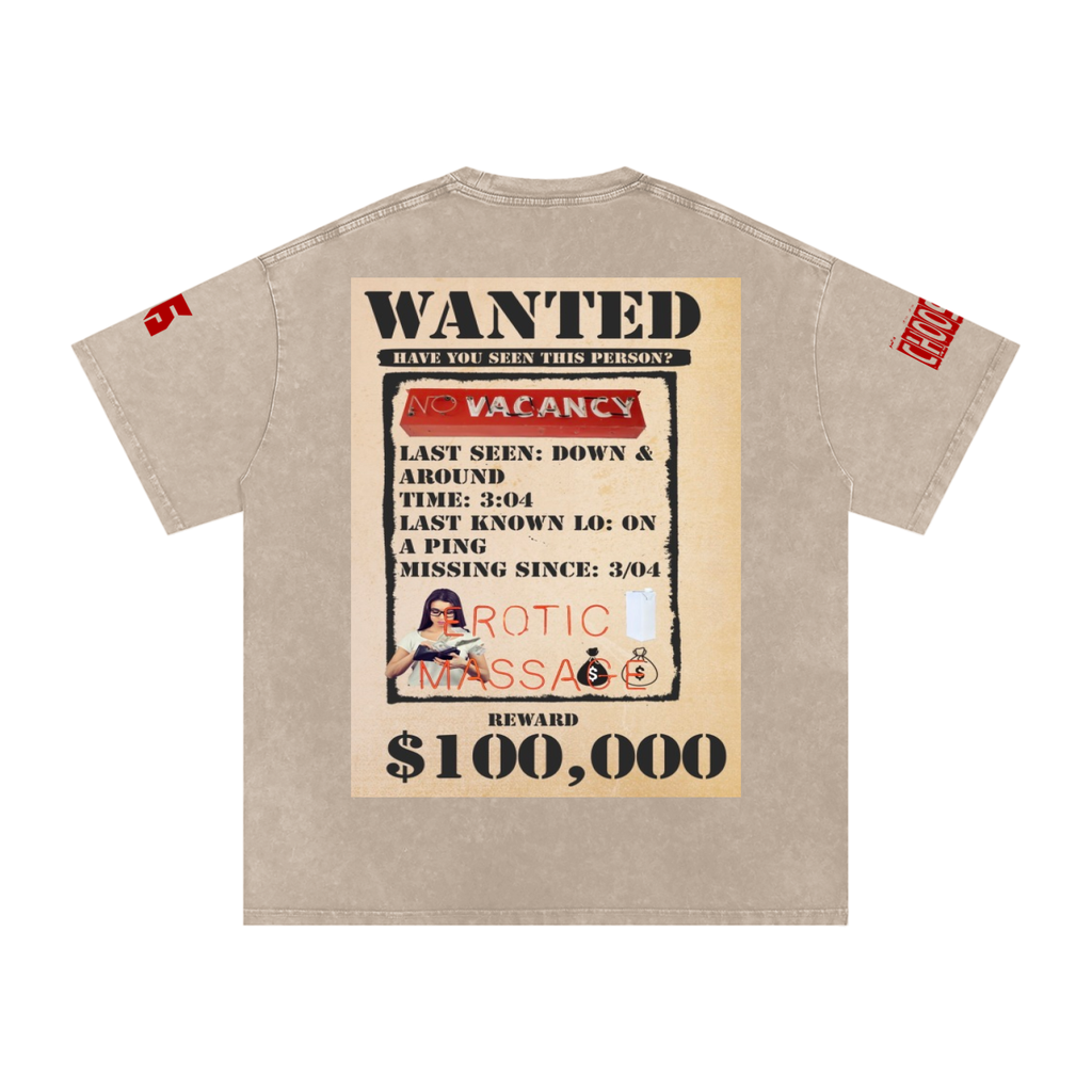 WANTED Oversized Cotton T-Shirt