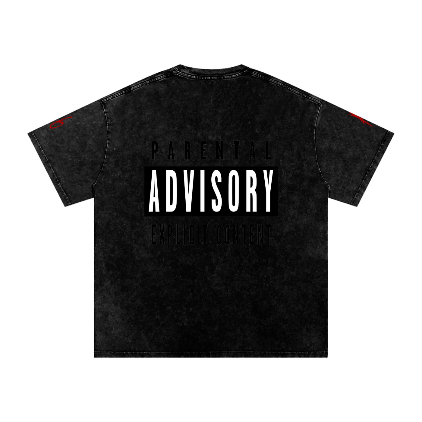 Asking4It Snow Washed Oversized Cotton T-Shirt