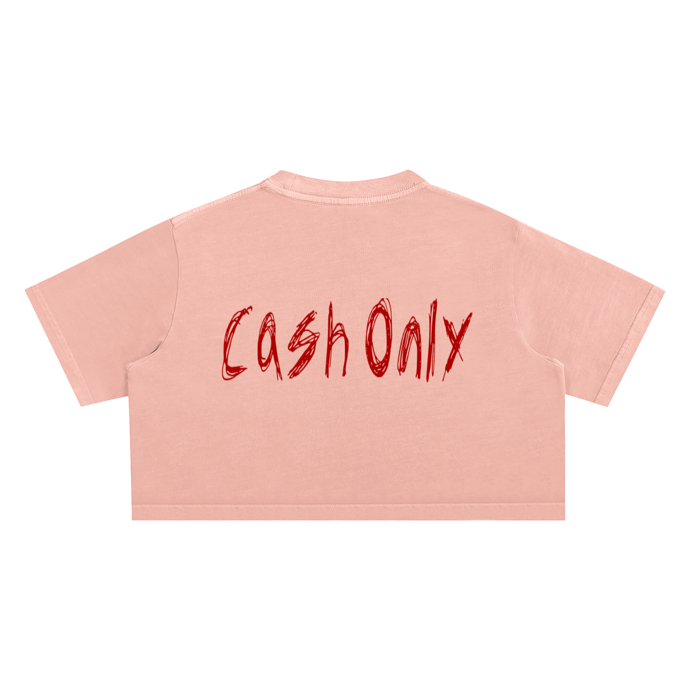 A4IT Snow Washed Crop Top
