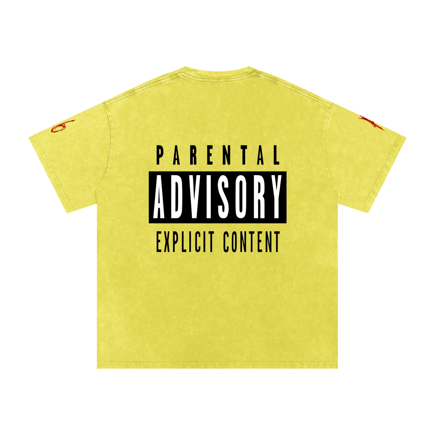 Asking4It Snow Washed Oversized Cotton T-Shirt