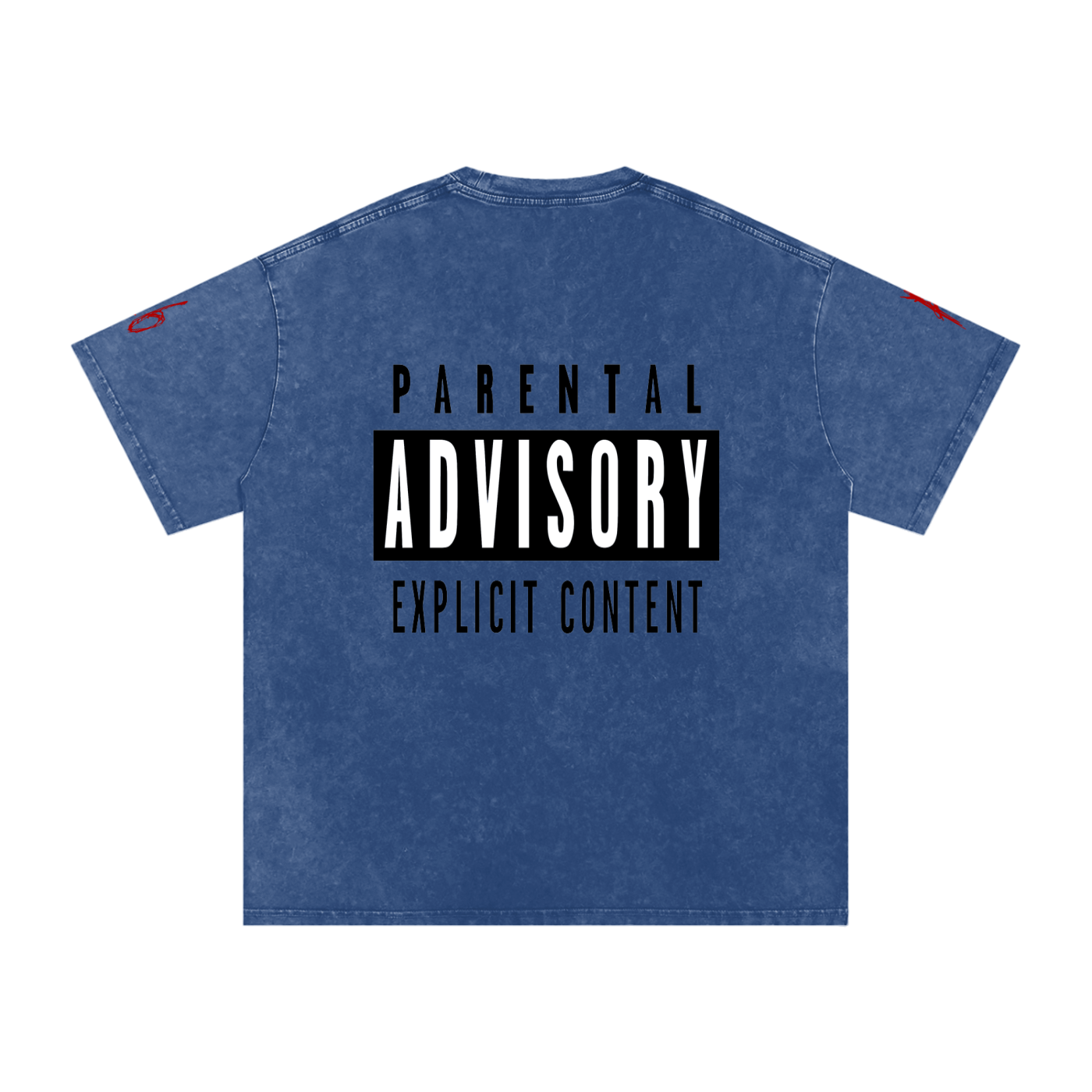 Asking4It Snow Washed Oversized Cotton T-Shirt