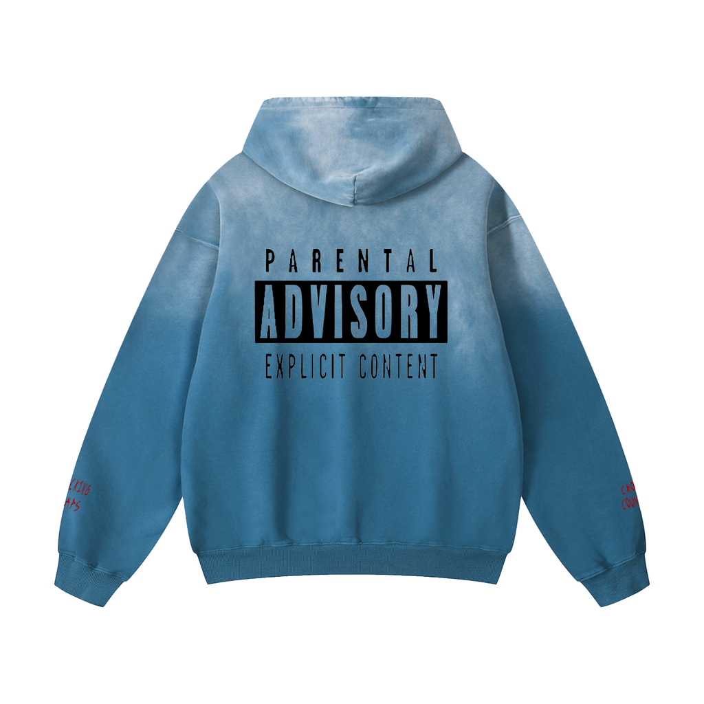 Askin4It Pink Sunfade Oversized Hoodie