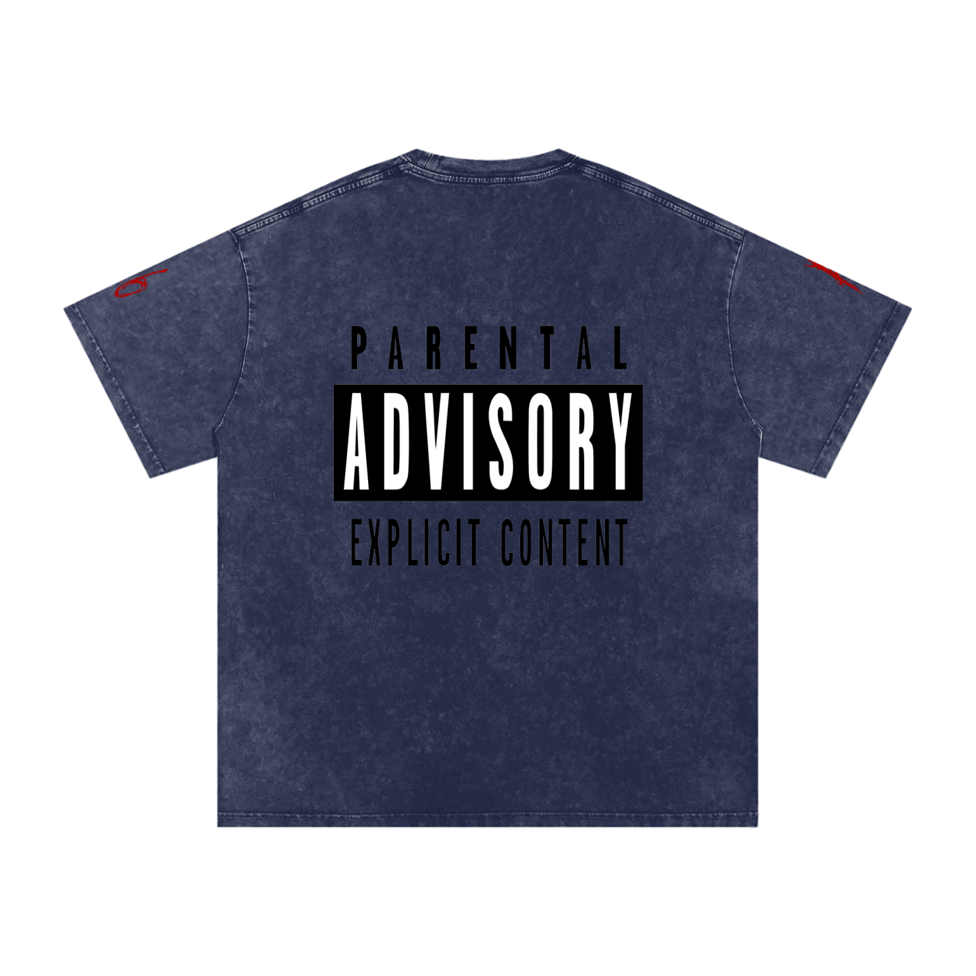Asking4It Snow Washed Oversized Cotton T-Shirt