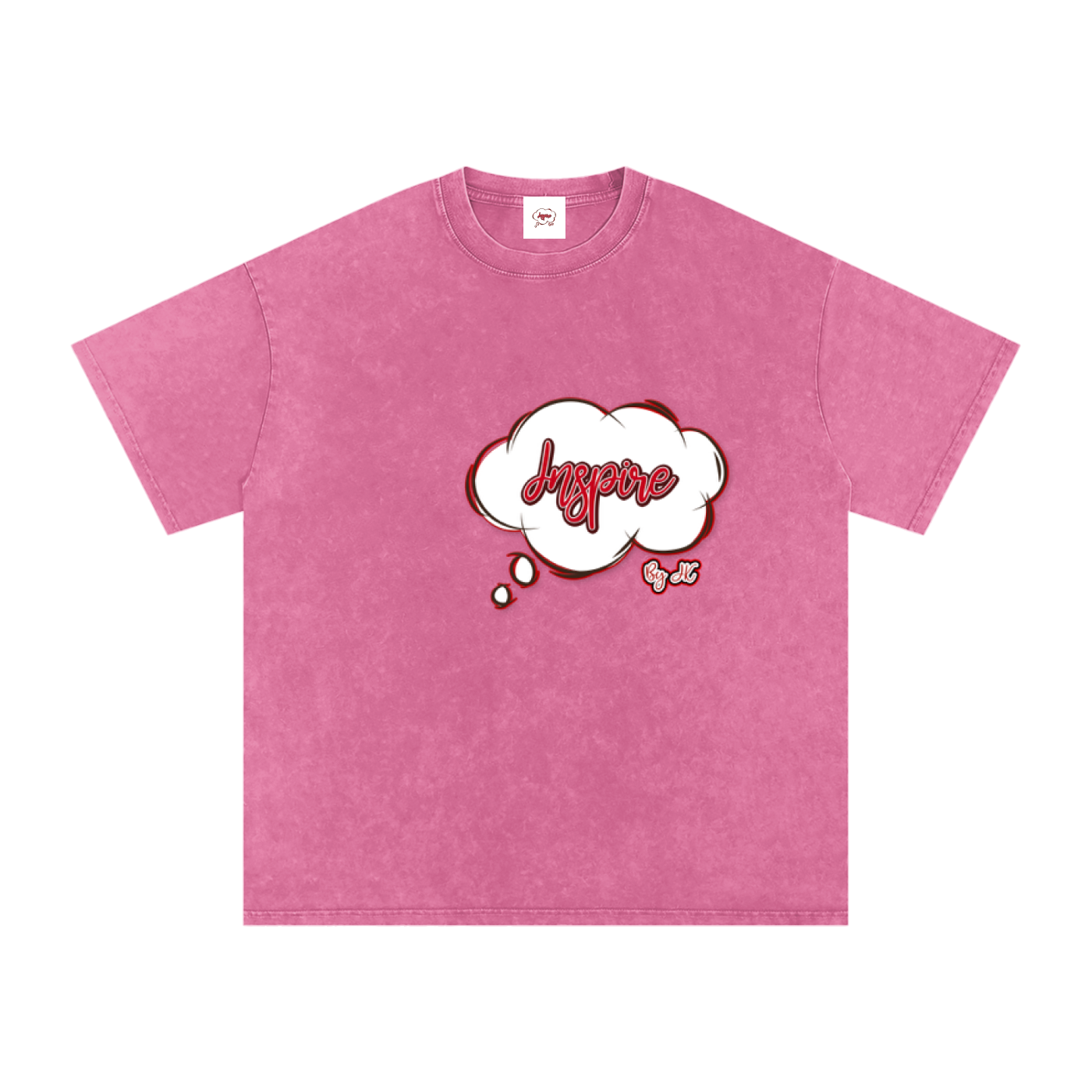 Inspire Snow Washed Oversized Cotton T-Shirt
