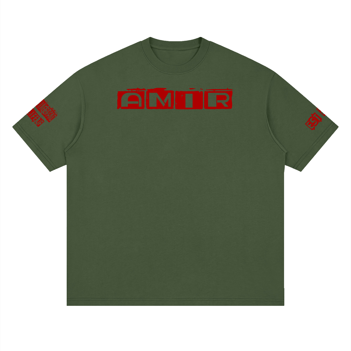 AMIR Streetwear Loose Drop Shoulder T-Shirt