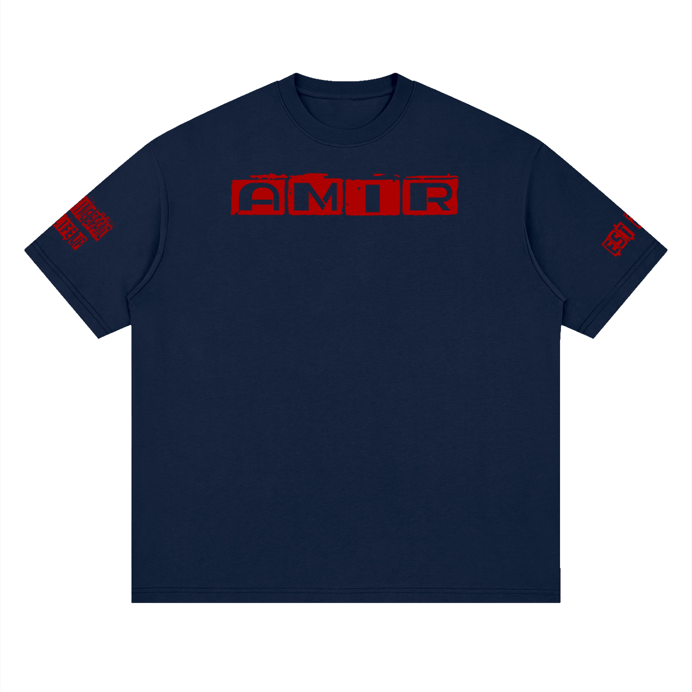 AMIR Streetwear Loose Drop Shoulder T-Shirt