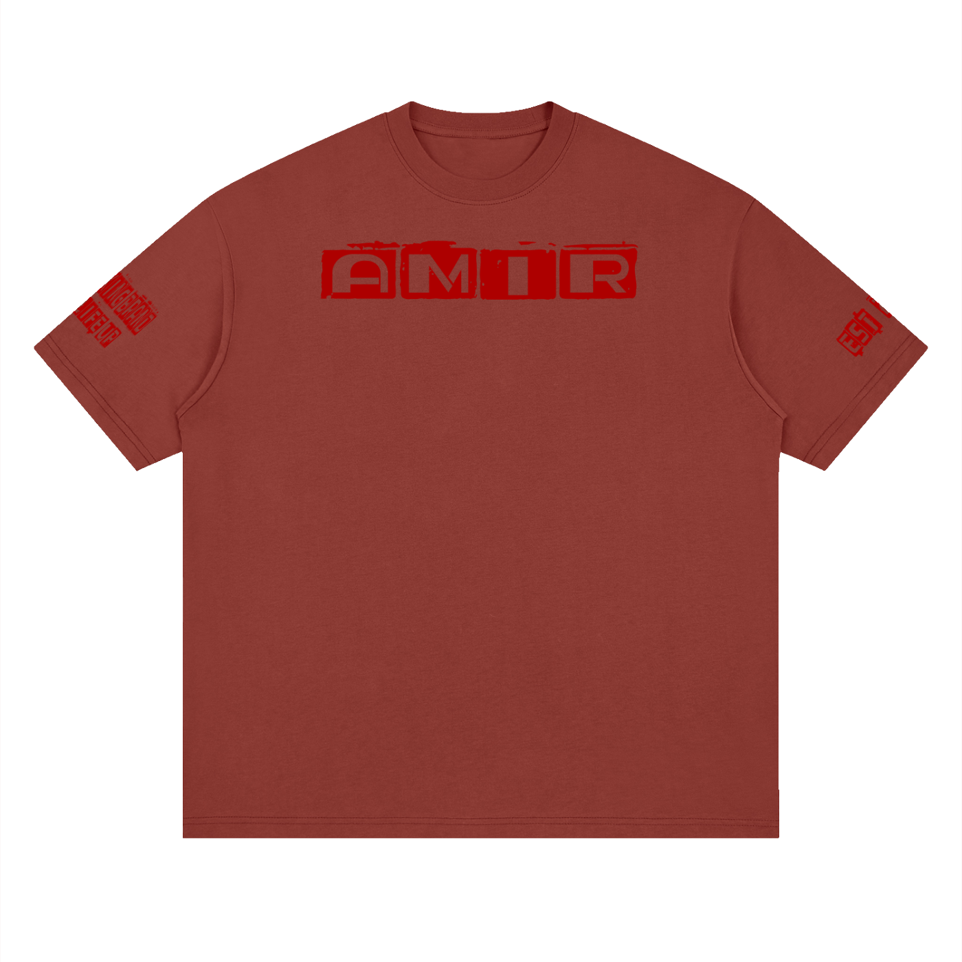 AMIR Streetwear Loose Drop Shoulder T-Shirt