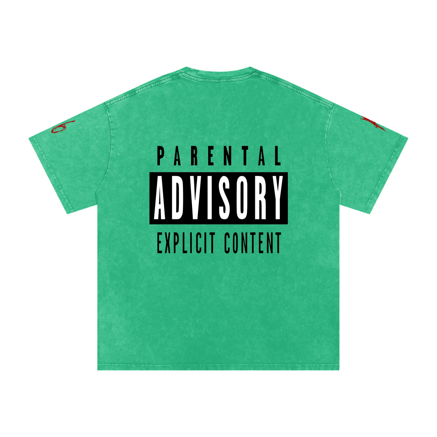 Asking4It Snow Washed Oversized Cotton T-Shirt