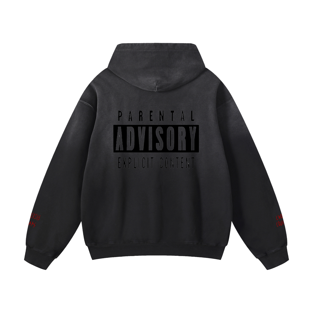Askin4It Pink Sunfade Oversized Hoodie