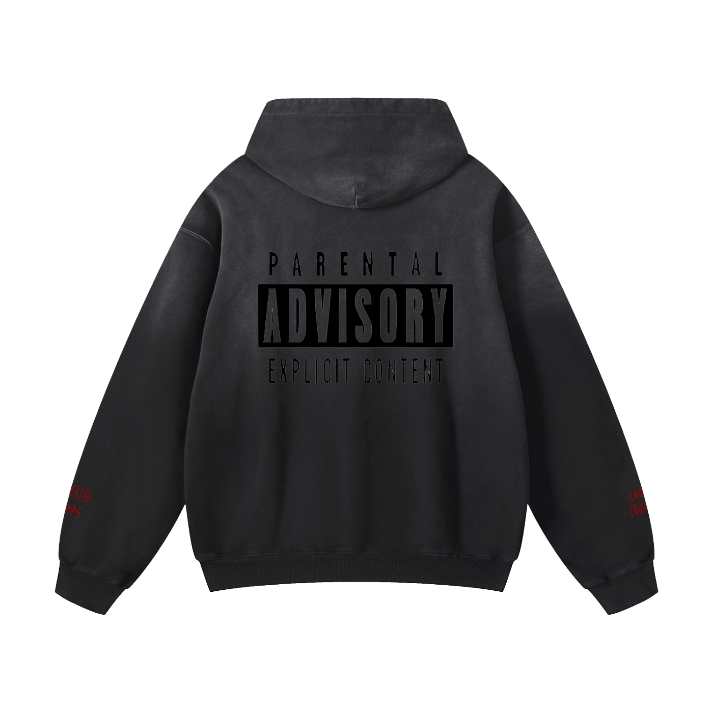 Askin4It Pink Sunfade Oversized Hoodie