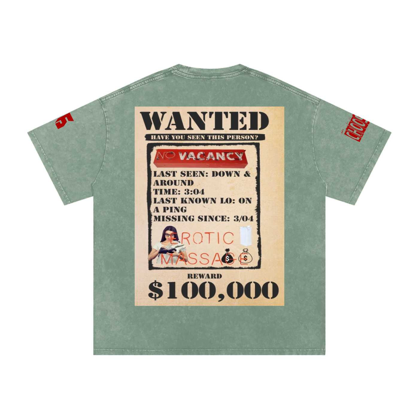 WANTED Oversized Cotton T-Shirt