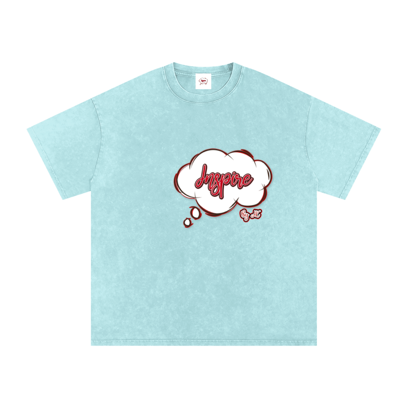 Inspire Snow Washed Oversized Cotton T-Shirt