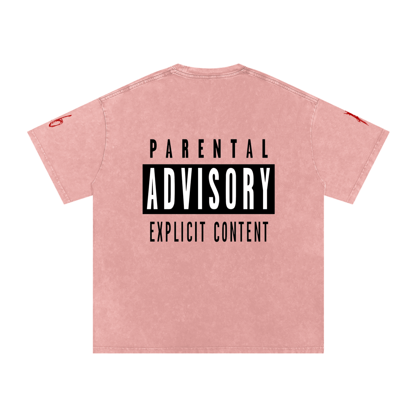 Asking4It Snow Washed Oversized Cotton T-Shirt