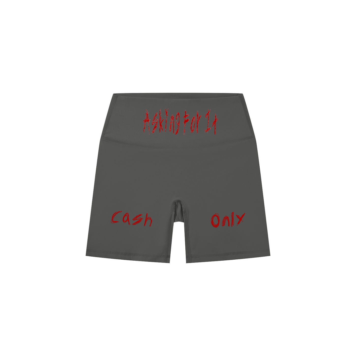 Askin4it Women's High-Waisted Biker Shorts