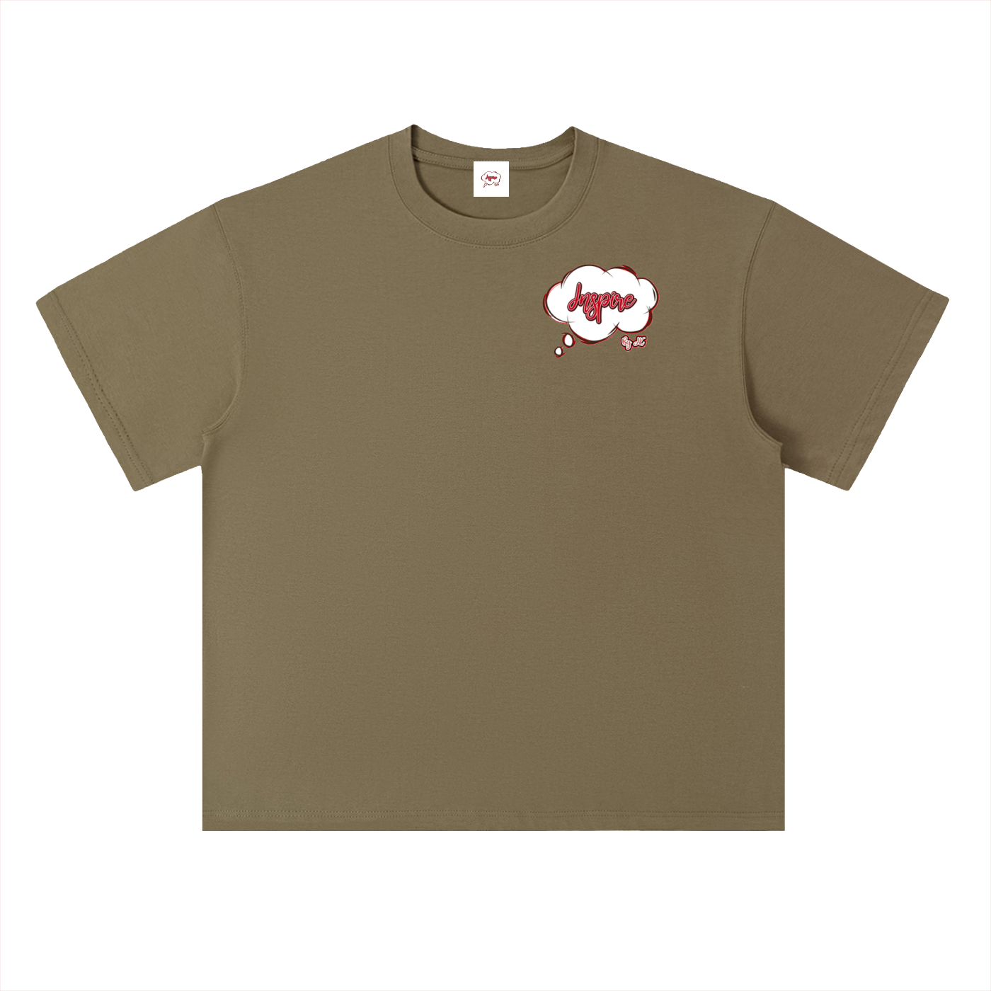 Inspire By JK Heavyweight Drop Shoulder Cotton T-Shirt