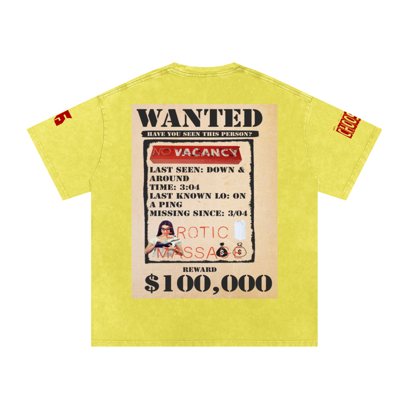 WANTED Oversized Cotton T-Shirt