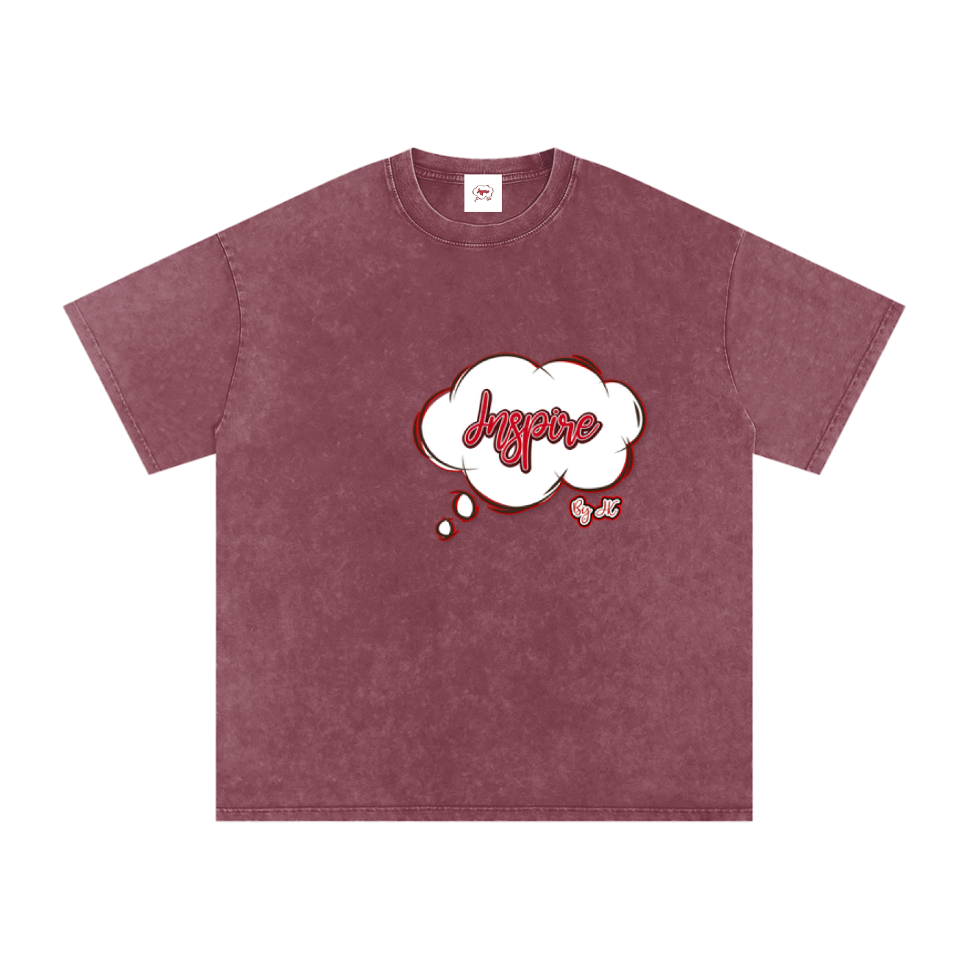 Inspire Snow Washed Oversized Cotton T-Shirt