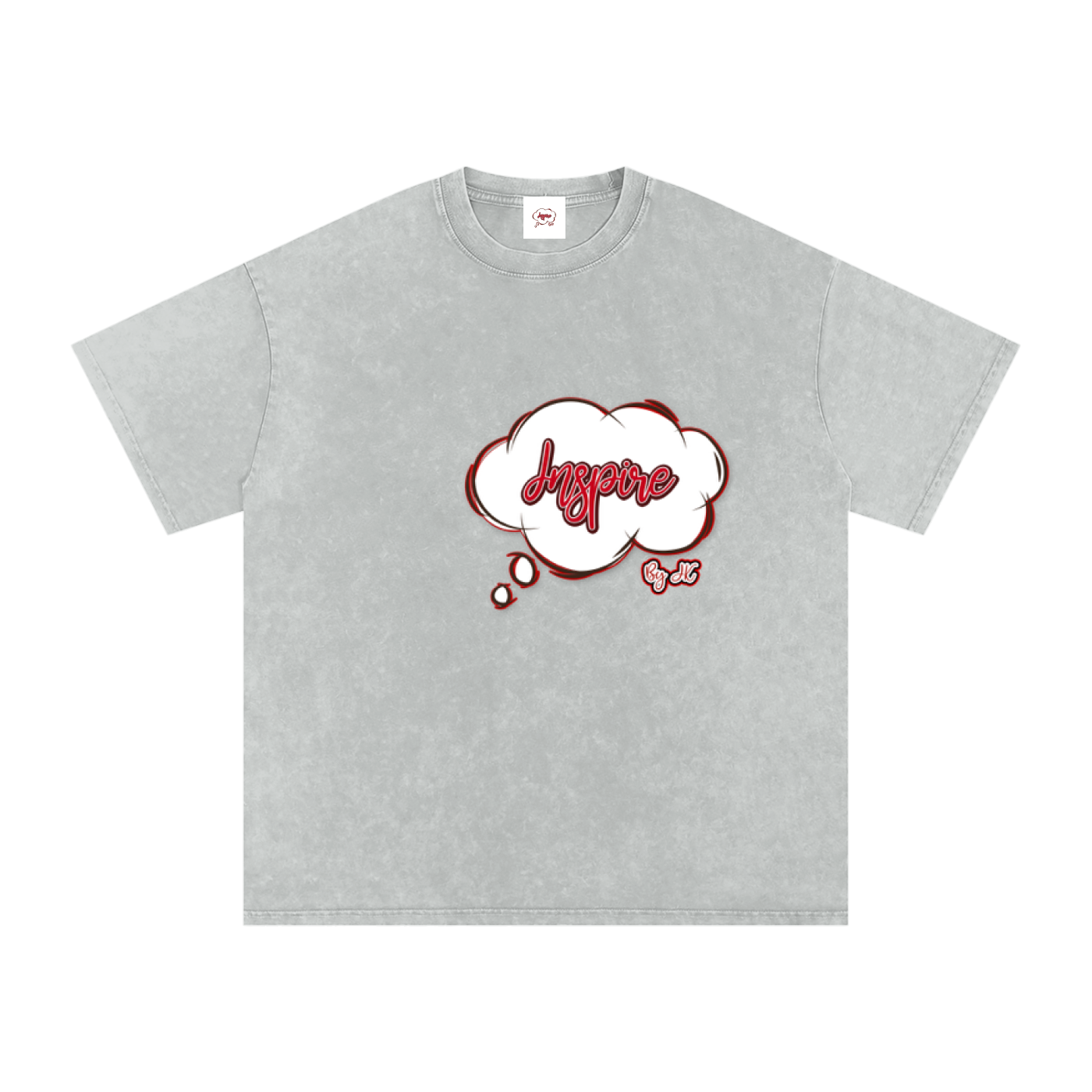 Inspire Snow Washed Oversized Cotton T-Shirt