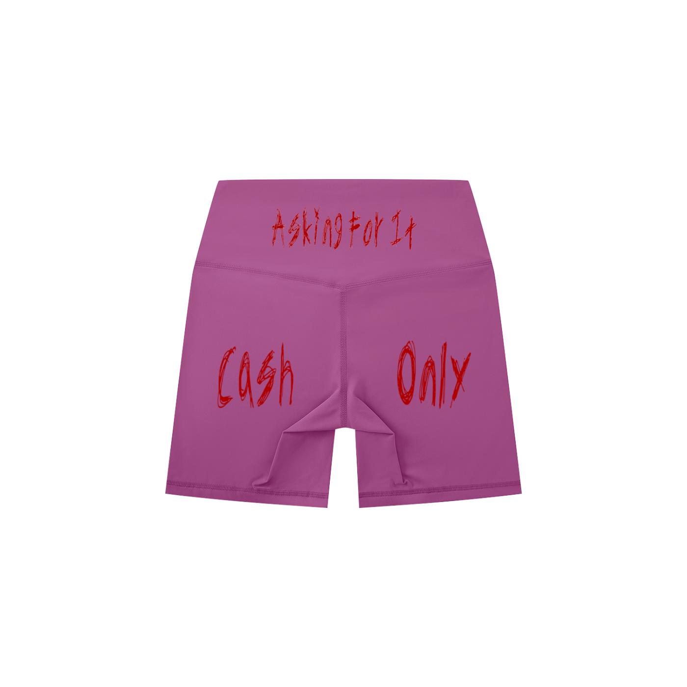Askin4it Women's High-Waisted Biker Shorts