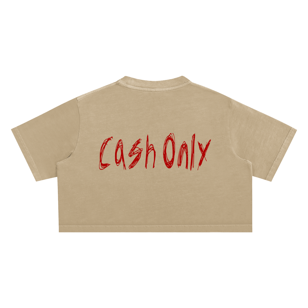 A4IT Snow Washed Crop Top