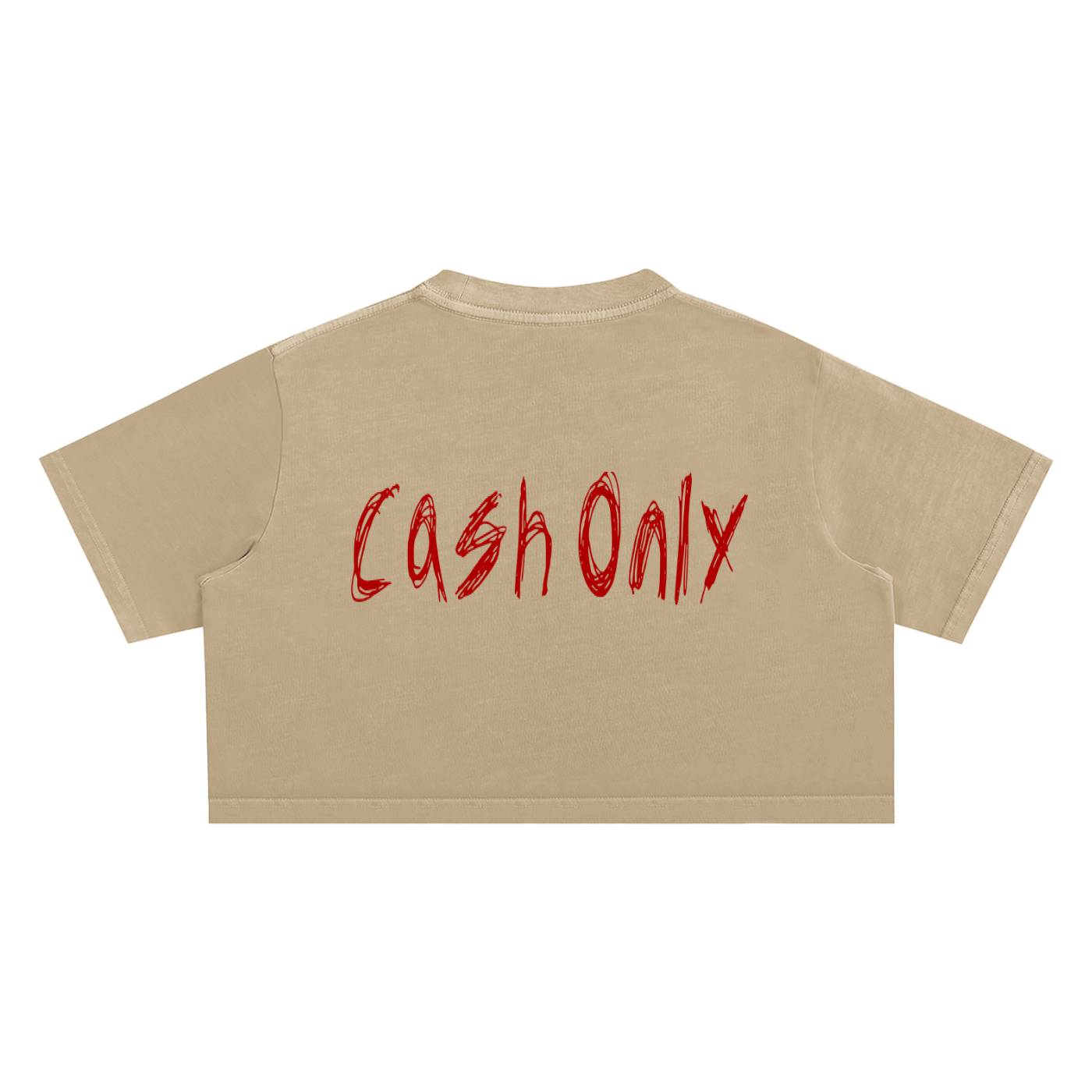 A4IT Snow Washed Crop Top