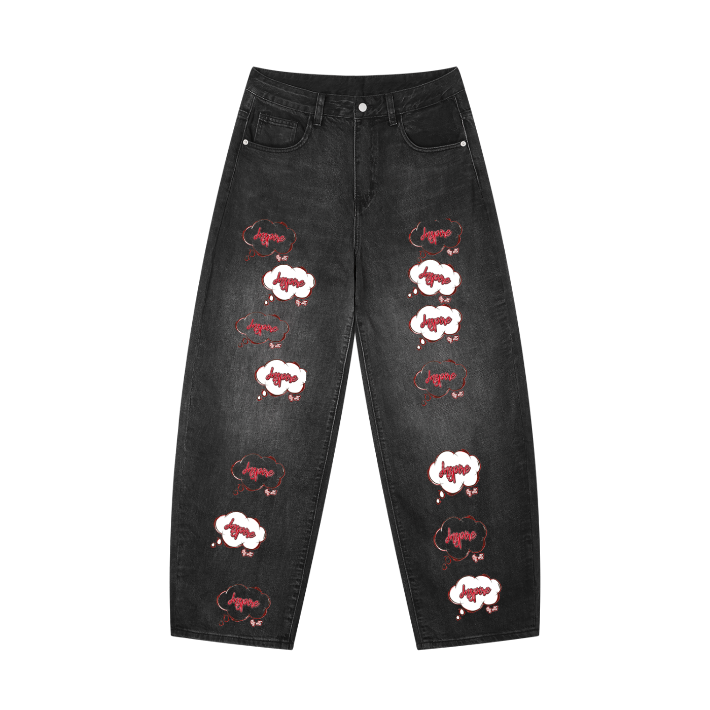 Men's Sunfade Vintage Wash Barrel Leg Jeans