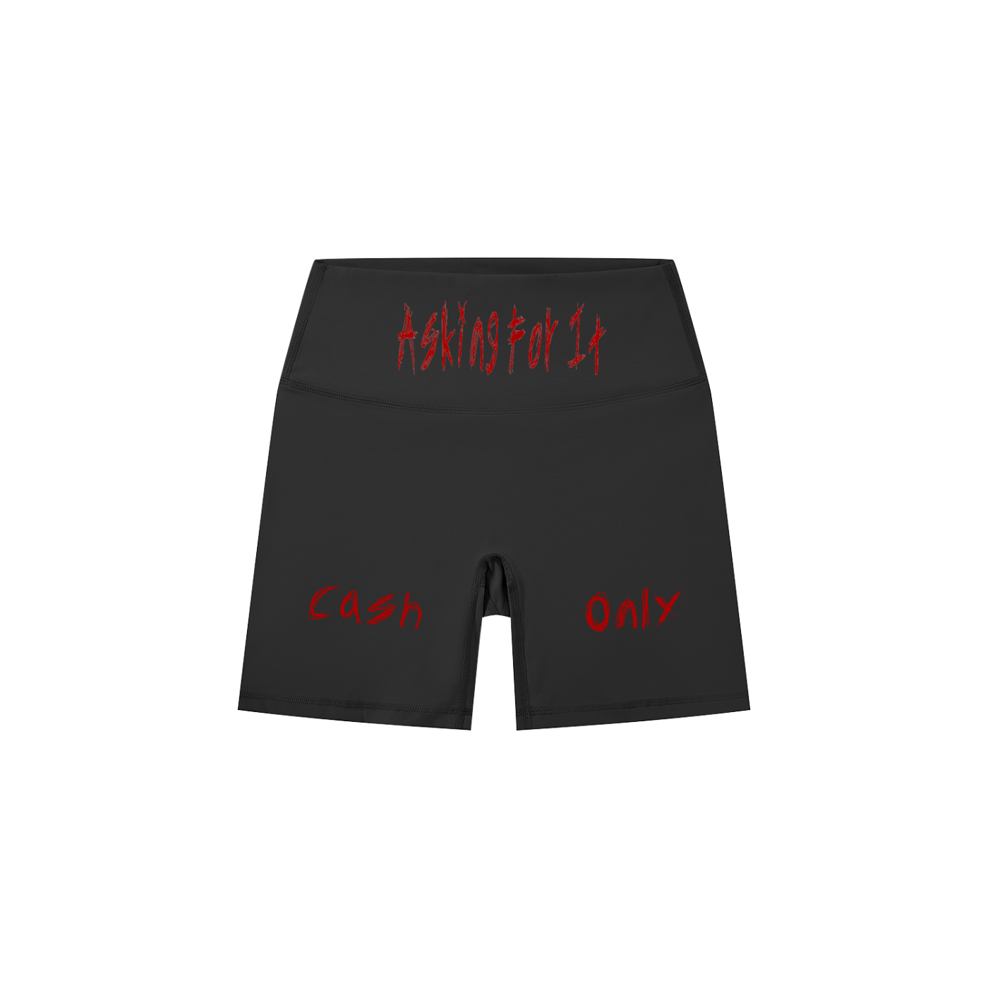 Askin4it Women's High-Waisted Biker Shorts