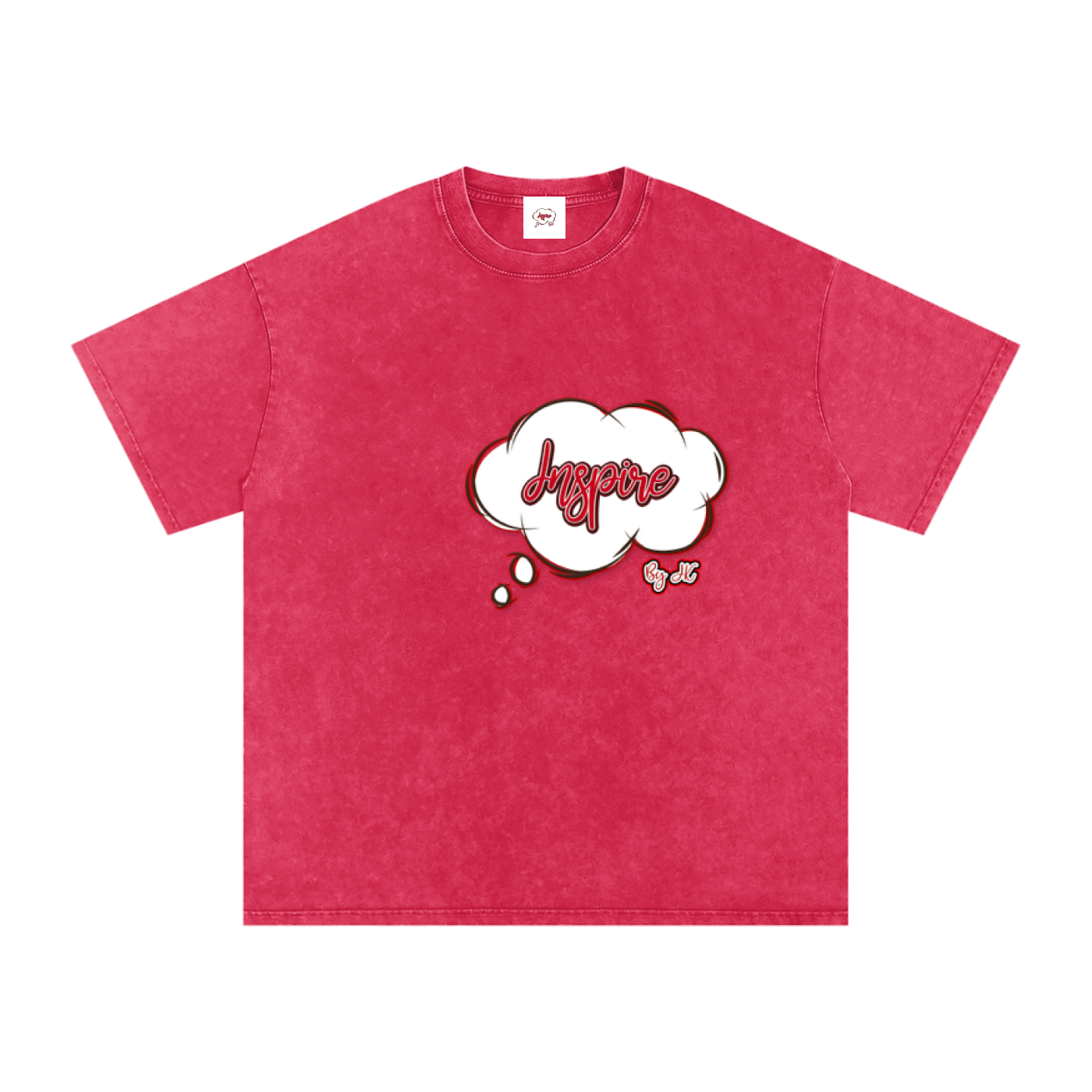 Inspire Snow Washed Oversized Cotton T-Shirt